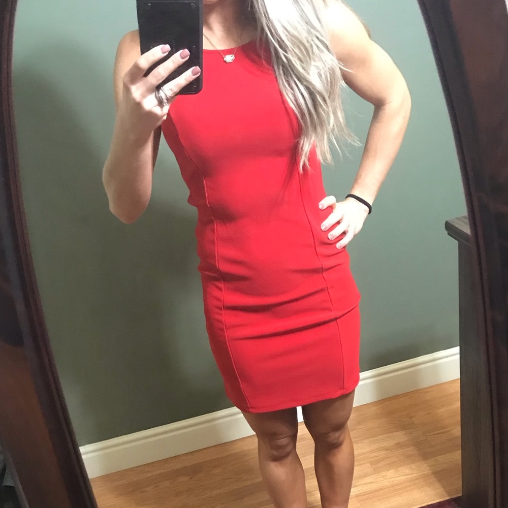 Fitted Red Dress